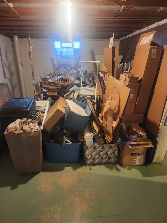 Roll-off dumpster container at job site for Yard Waste Dumpster Rental in Carrollton